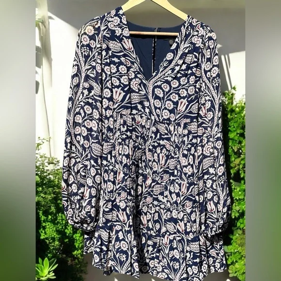 TED Baker Tarissa floral-print tiered crepe mini dress - Picture 2 of 14